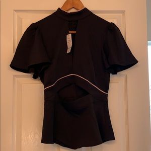 Black BEBE Blouse